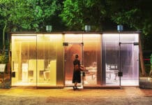Shigeru Ban projeta banheiros públicos transparentes e internautas reagem: “Pesadelo”